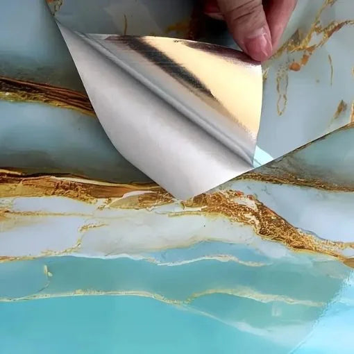 PAPEL MARMOLIZADO DORADO 🌟