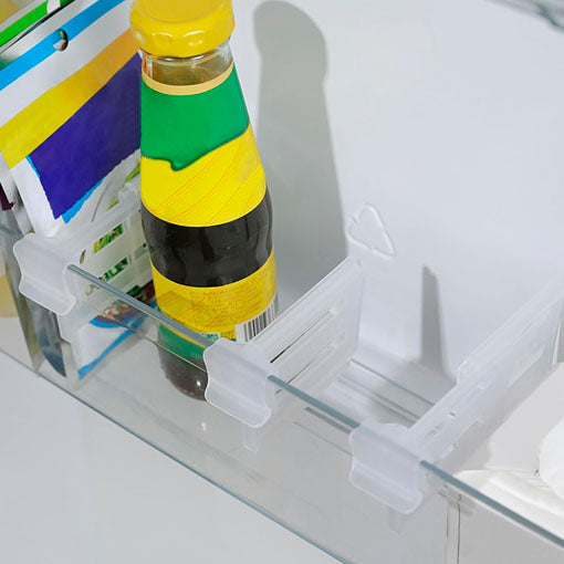 ESTANTE GIRATORIO + 20 CLIPS SEPARADORES PARA NEVERA GRATIS😍🎁