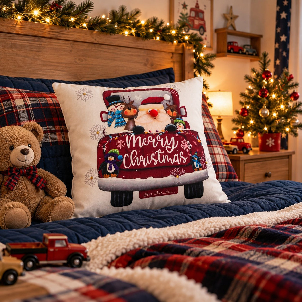 Fundas de Cojínes Navideñas 🎄🛋️☃️