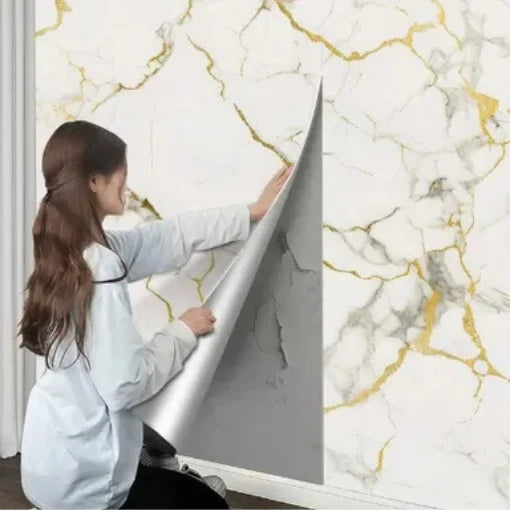 PAPEL MARMOLIZADO DORADO 🌟