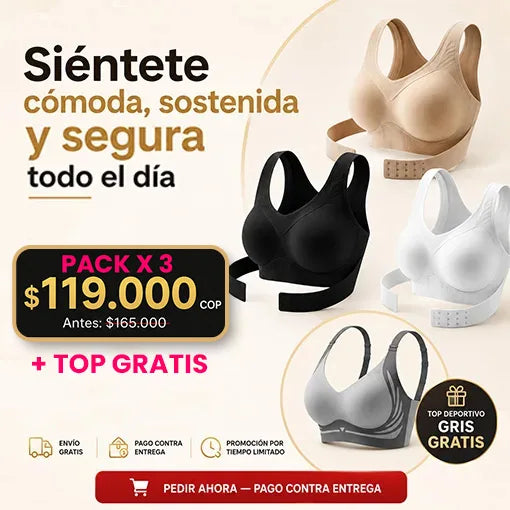 Brasier Invisible con Corrector Pack de 3💕🌟