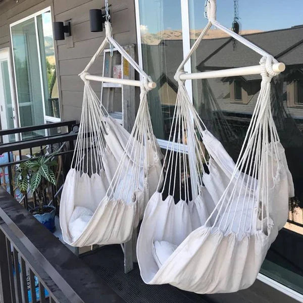 Hamaca silla + 2 cojines ¡GRATIS! 🎁