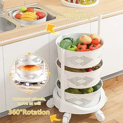 COMBO TABLAS + ESTANTE GIRATORIO  ¡ORDEN Y ESTILO EN TU COCINA!🌀✨