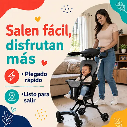 Cochecito plegable para bebé👶🏼👩🏻‍🍼