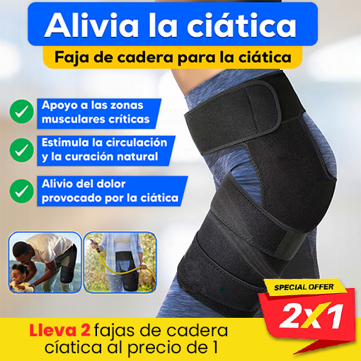 LLEVA 2 Fajas de cadera ciática 🧘‍♀️🤩