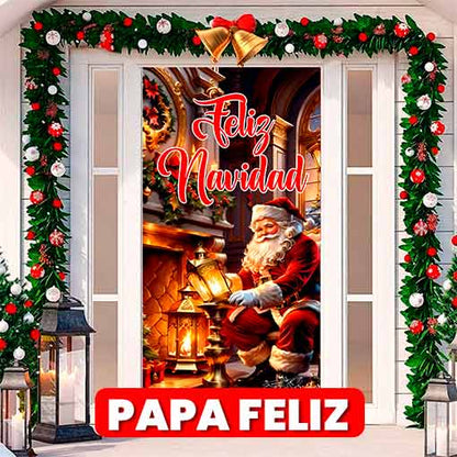 🎅2 FUNDAS NAVIDEÑAS PARA PUERTAS🚪