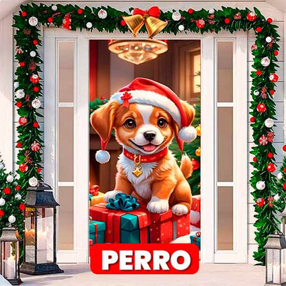 🎅2 FUNDAS NAVIDEÑAS PARA PUERTAS🚪