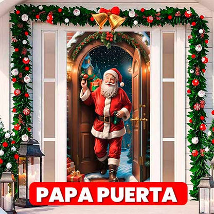 🎅2 FUNDAS NAVIDEÑAS PARA PUERTAS🚪