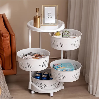 ESTANTE GIRATORIO + 20 CLIPS SEPARADORES PARA NEVERA GRATIS😍🎁