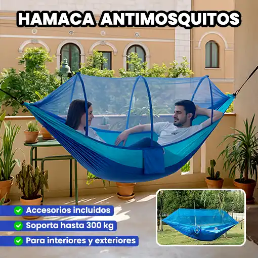 HAMACA CON MOSQUITERO INCLUIDO 😱🤩