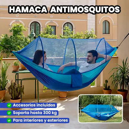 HAMACA CON MOSQUITERO INCLUIDO 😱🤩