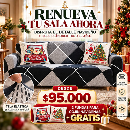 OF Protectores de Sofá + Cojín Navideño GRATIS 🌟🎅🎁
