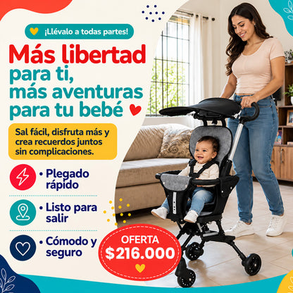 Cochecito plegable para bebé👶🏼👩🏻‍🍼