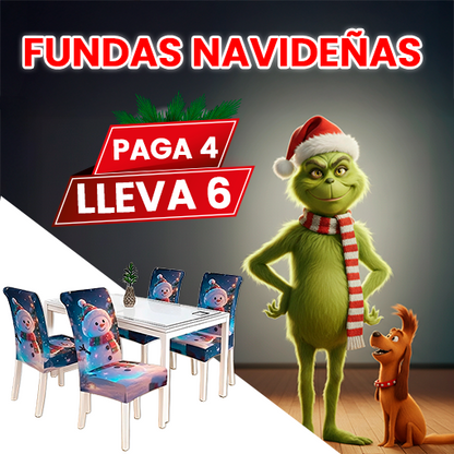 FUNDAS NAVIDEÑAS PARA SILLA 🤩🎄🎅