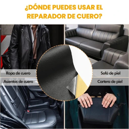 REPARADORES DE CUERO ADHESIVO x 140 CM + 2 RESTAURADORES GRATIS 🤩😱