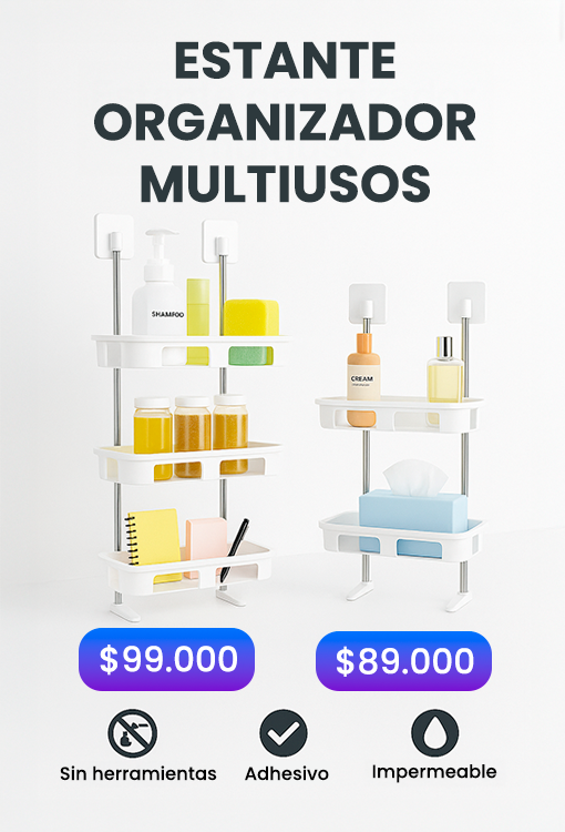 ESTANTE ORGANIZADOR MULTIUSO PARA TODO TU HOGAR 🏠✨