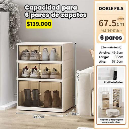 ORGANIZADOR DE ZAPATOS PLEGABLE