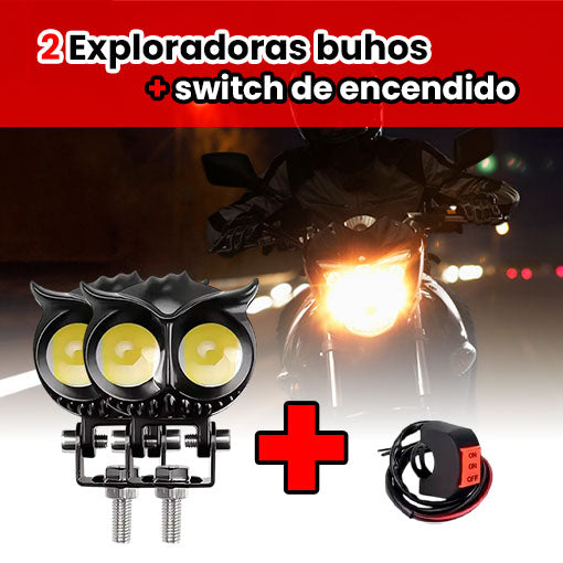 PAR DE EXPLORADORAS BÚHO + SWICH🏍️💡