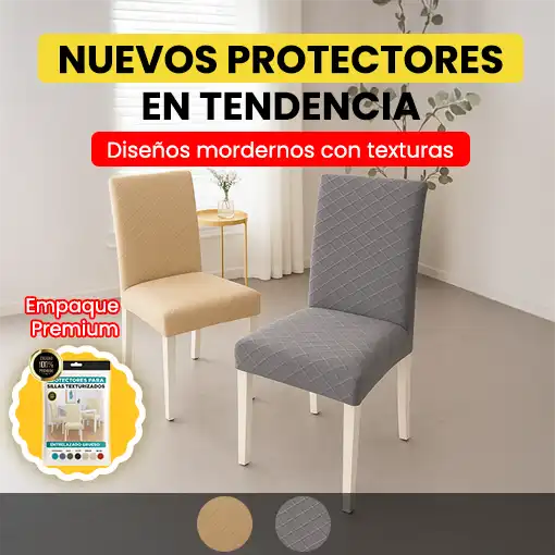 PROTECTORES PARA SILLAS TEXTURIZADOS ¡Pague 4 y lleve 6 unidades! 🤩🪑