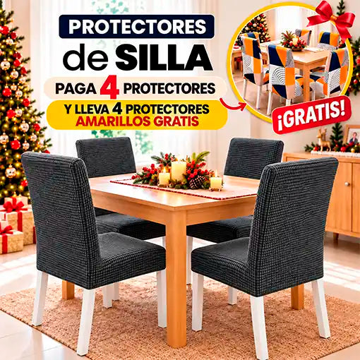 Lleva 4 Protectores para sillas + 4 Amarillos GRATIS 🪑 🤩