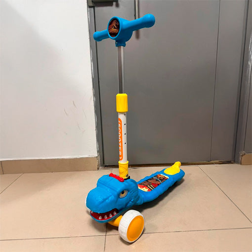 🛴Scooter dinosaurio🦖Luces y sonido