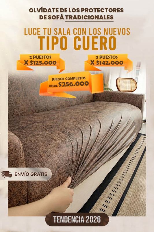 Protectores de Sofá tipo Cuero