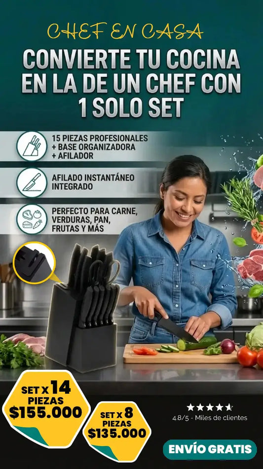 Set de cuchillos premium